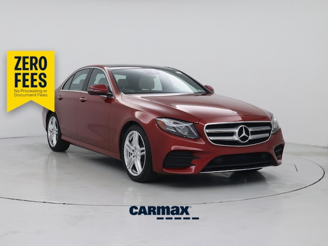 Red 2017 Mercedes-Benz E-Class Sedan All-Wheel Drive Automatic