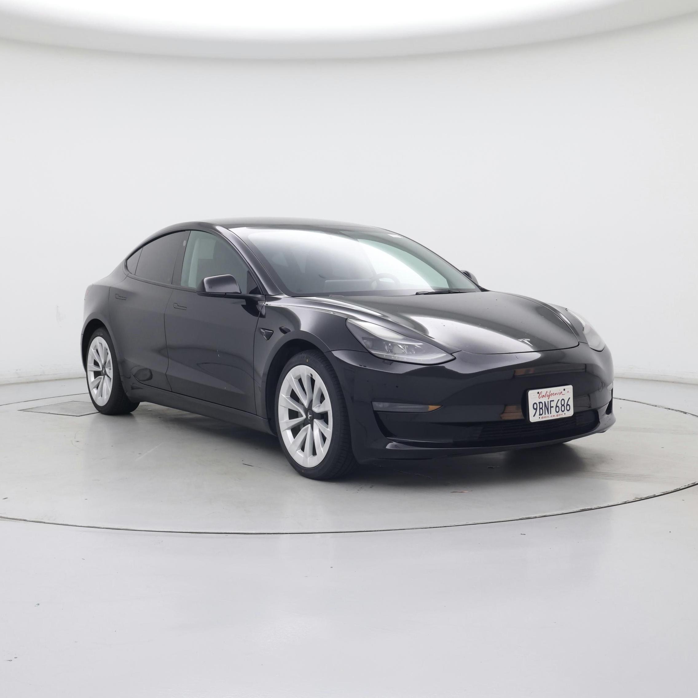 Black 2022 Tesla Model 3 Long Range AWD Sedan All-Wheel Drive Automatic