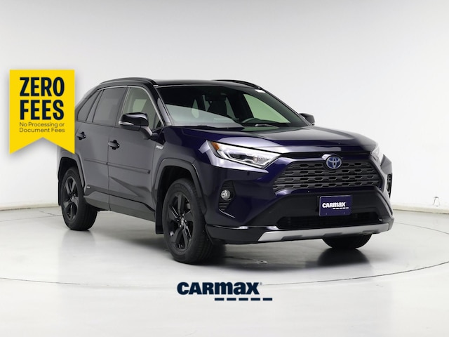 Blue 2019 Toyota RAV4 Hybrid SUV / Crossover All-Wheel Drive Automatic