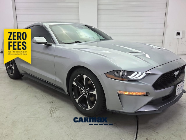 Silver 2022 Ford Mustang EcoBoost Fastback RWD Coupe Rear-Wheel Drive Automatic