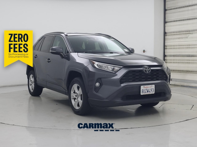 Blue 2021 Toyota RAV4 XLE FWD SUV / Crossover Front-Wheel Drive Automatic