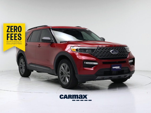 Red 2021 Ford Explorer XLT AWD SUV / Crossover All-Wheel Drive Automatic