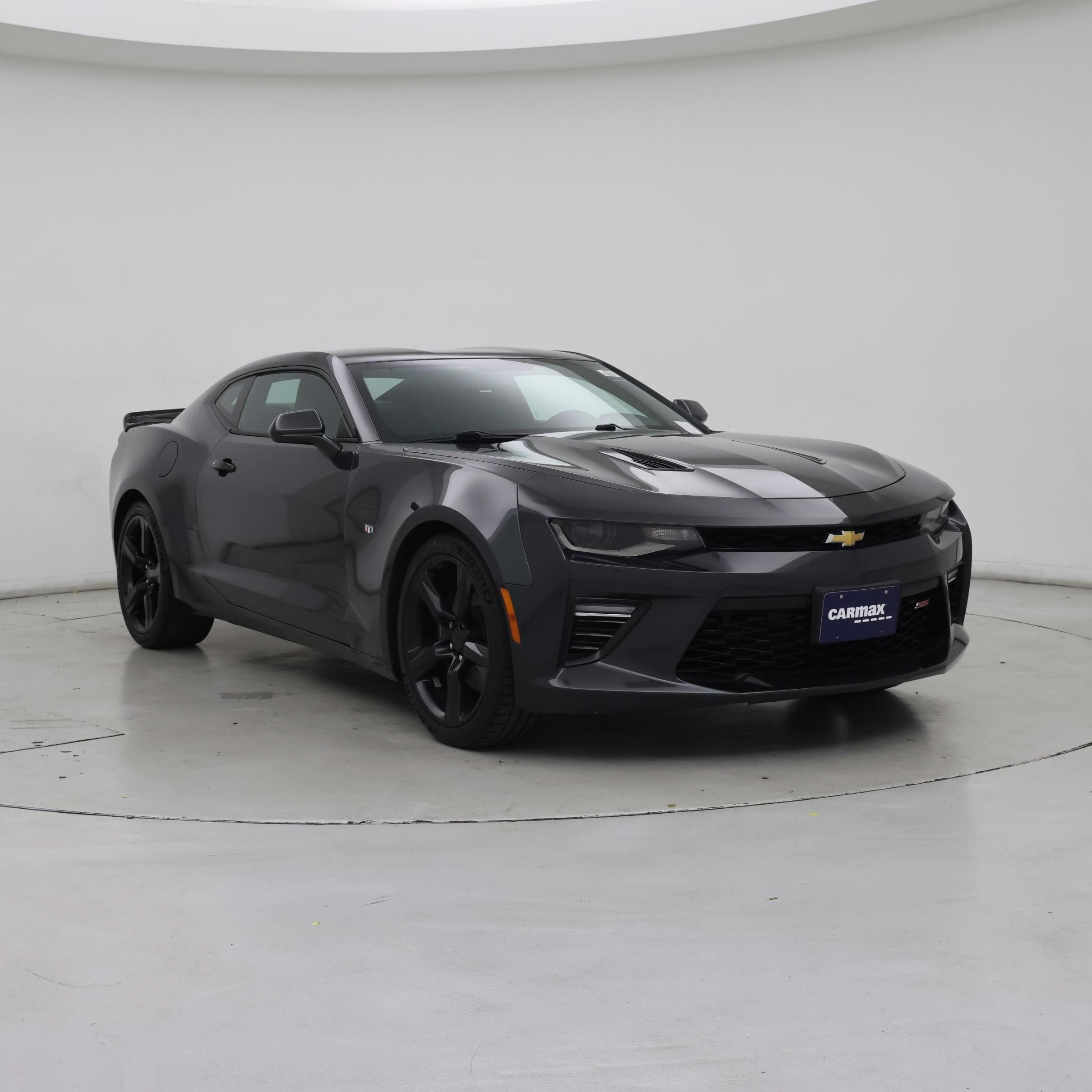 Gray 2017 Chevrolet Camaro Coupe Rear-Wheel Drive Automatic