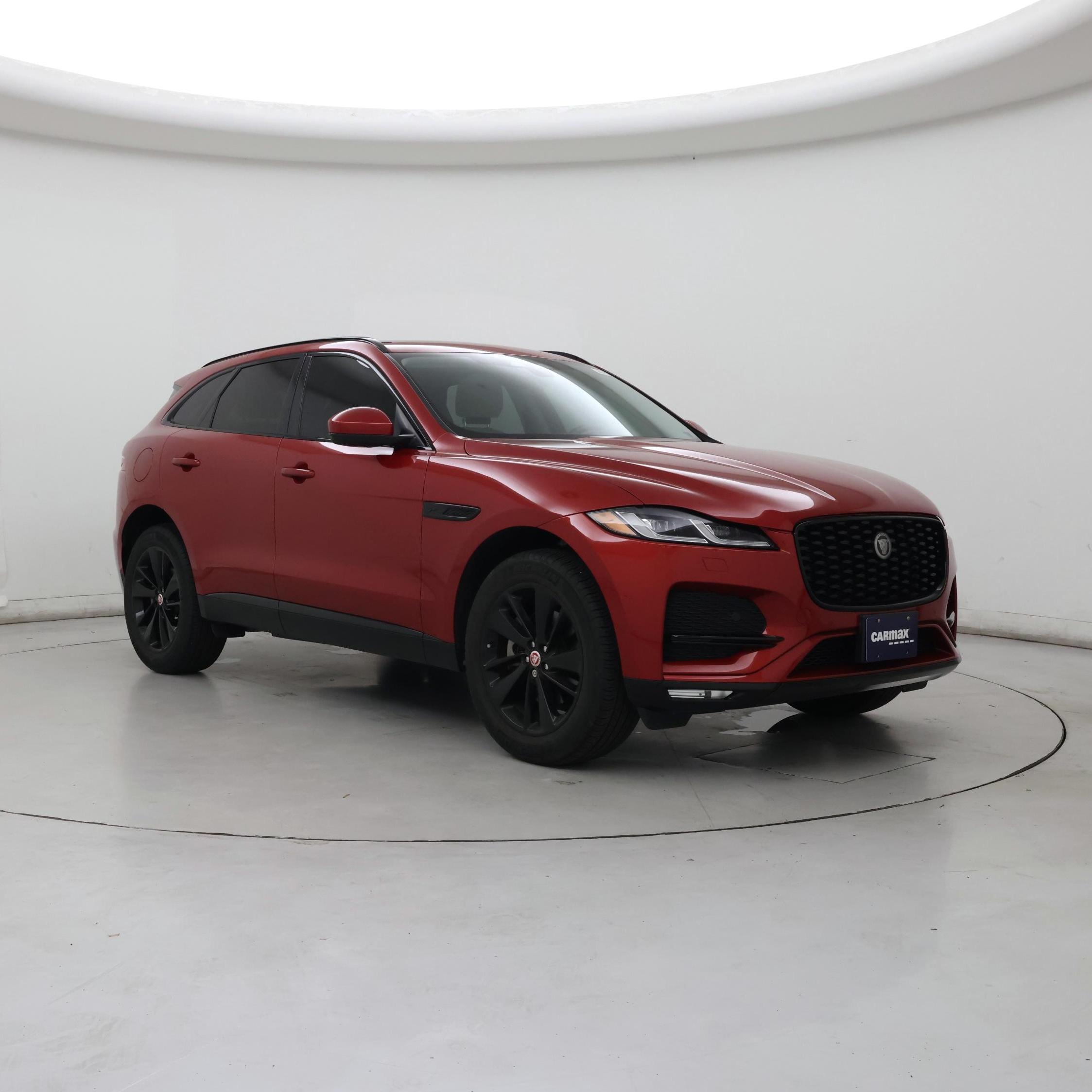 Red 2022 Jaguar F-PACE SUV / Crossover All-Wheel Drive Automatic