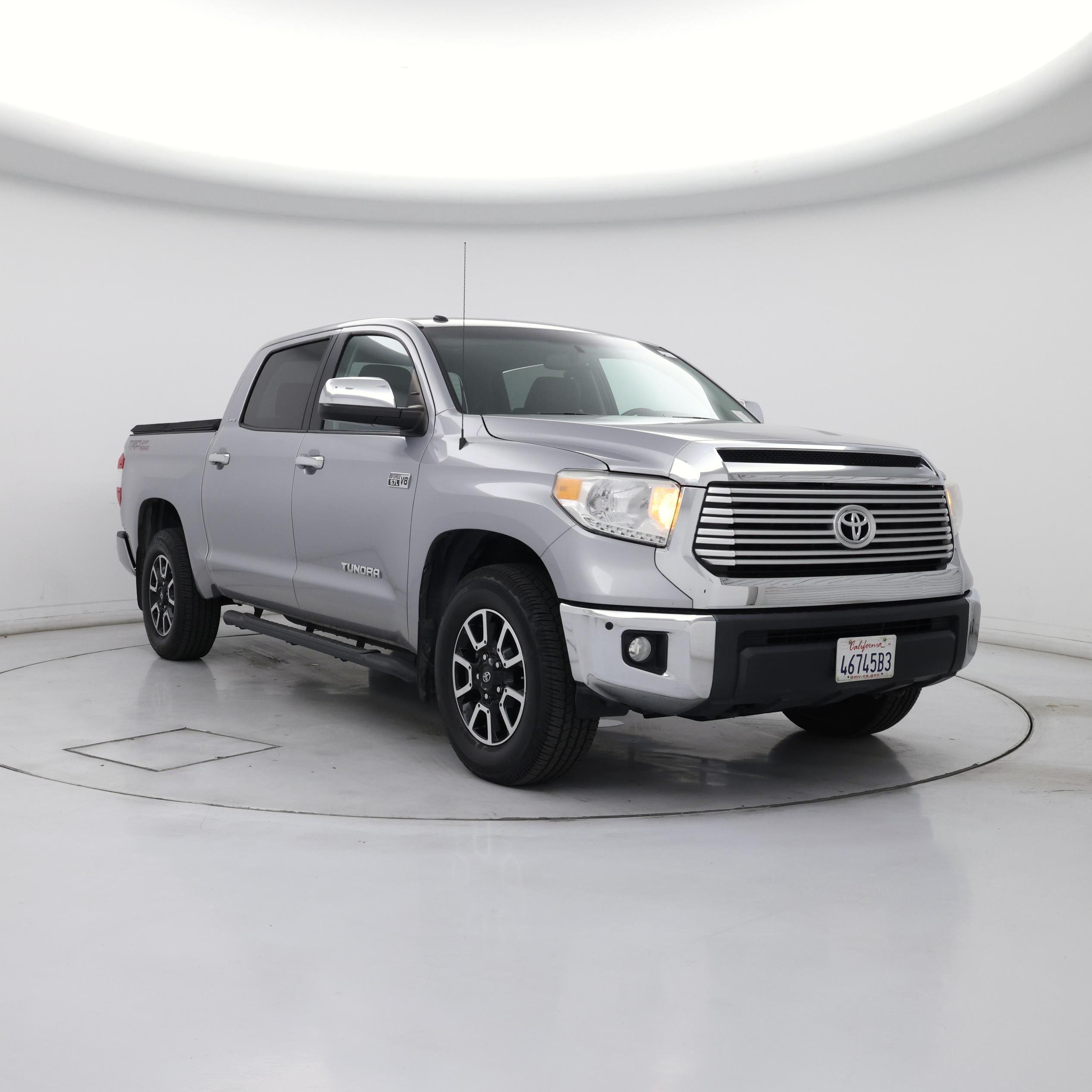 Silver 2016 Toyota Tundra Limited CrewMax 5.7L Pickup Truck 4X2 Automatic