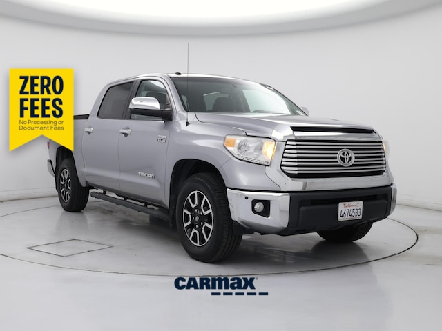 Silver 2016 Toyota Tundra Limited CrewMax 5.7L Pickup Truck 4X2 Automatic