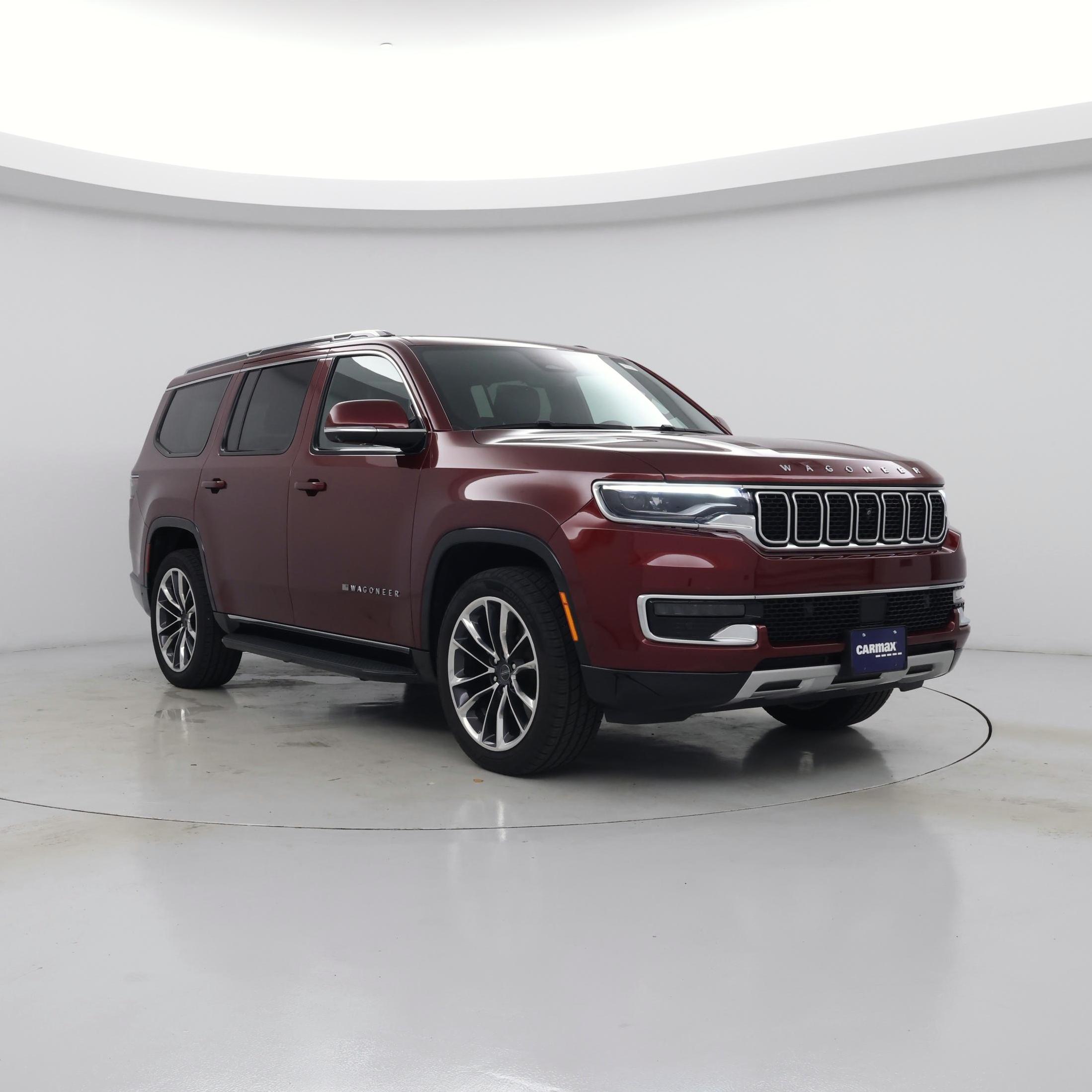 Red (Burgundy) 2022 Jeep Wagoneer SUV / Crossover Four-Wheel Drive Automatic