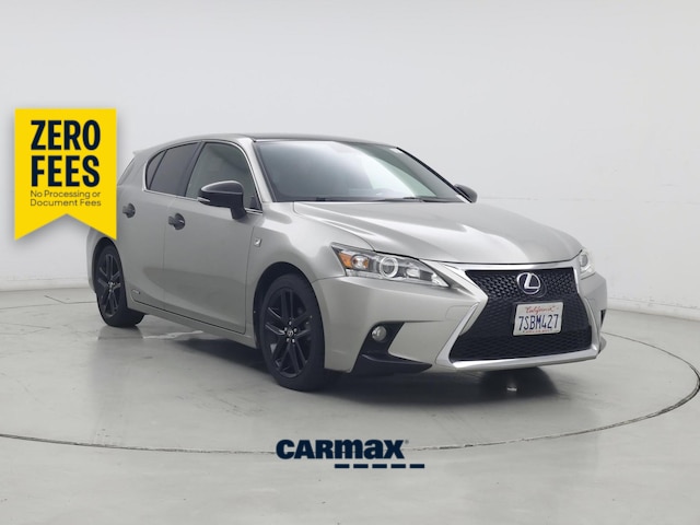 Silver 2016 Lexus CT Hybrid 200h FWD Wagon Front-Wheel Drive Automatic