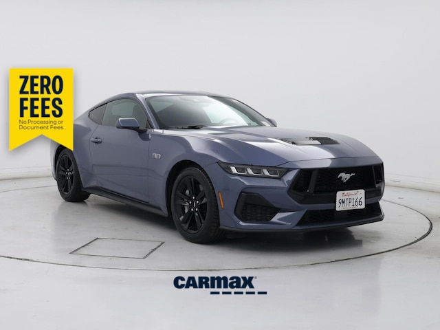 Blue 2024 Ford Mustang Coupe Rear-Wheel Drive Automatic