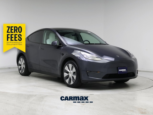 Gray 2022 Tesla Model Y Long Range AWD SUV / Crossover All-Wheel Drive Automatic