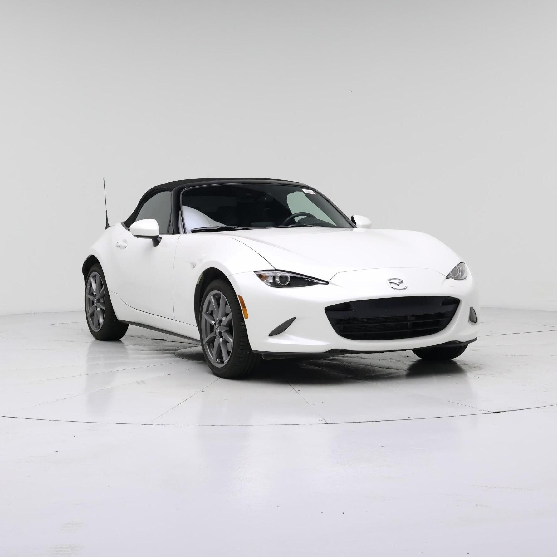 White 2023 Mazda MX-5 Miata Convertible Rear-Wheel Drive Automatic