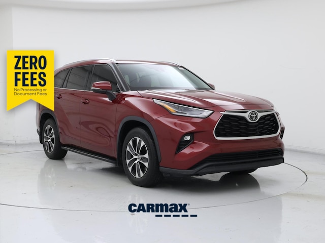 Red 2021 Toyota Highlander SUV / Crossover Front-Wheel Drive Automatic