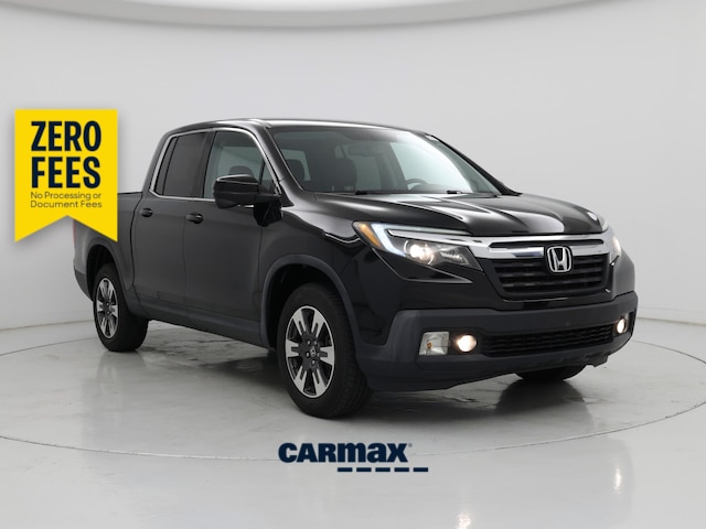 Black 2017 Honda Ridgeline RTL-T AWD Pickup Truck All-Wheel Drive Automatic