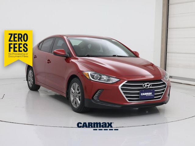 Red 2017 Hyundai Elantra Sedan Front-Wheel Drive Automatic