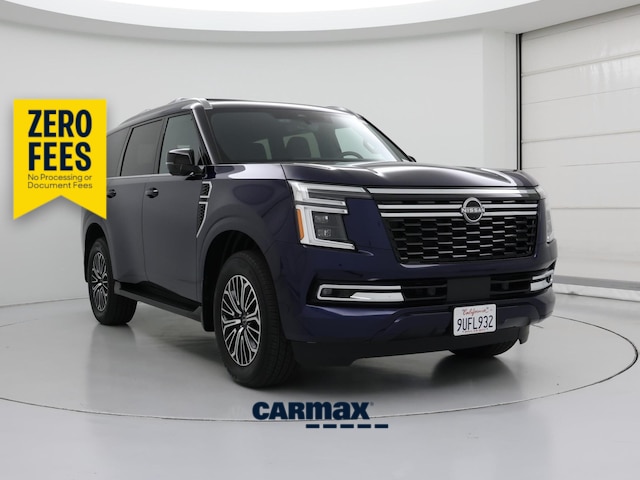 Blue 2025 Nissan Armada Platinum 4WD SUV / Crossover Four-Wheel Drive Automatic