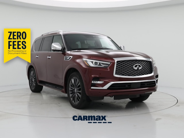 Red 2022 INFINITI QX80 Sensory RWD SUV / Crossover Rear-Wheel Drive Automatic
