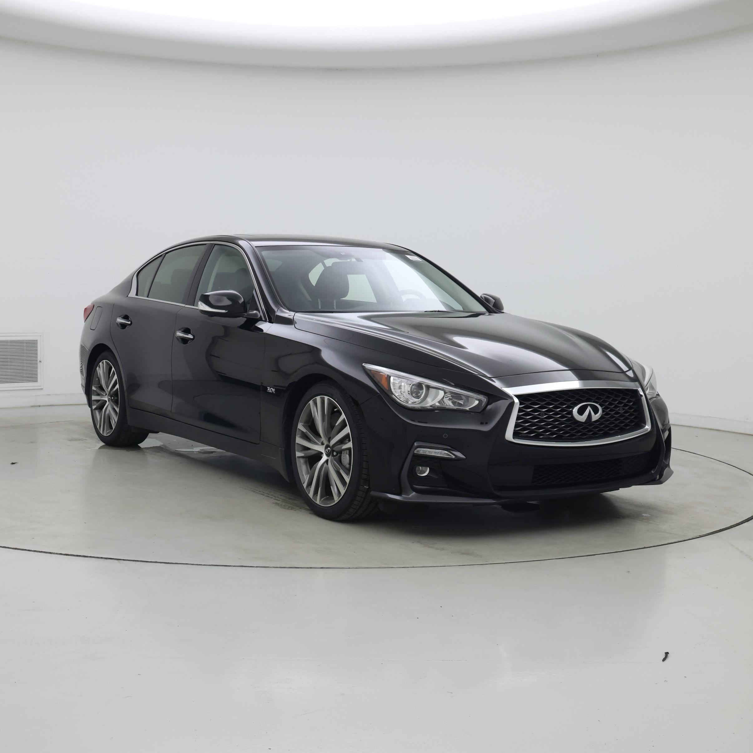 Black 2019 INFINITI Q50 Sedan Rear-Wheel Drive Automatic