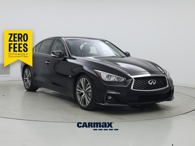 Black 2019 INFINITI Q50 Sedan Rear-Wheel Drive Automatic