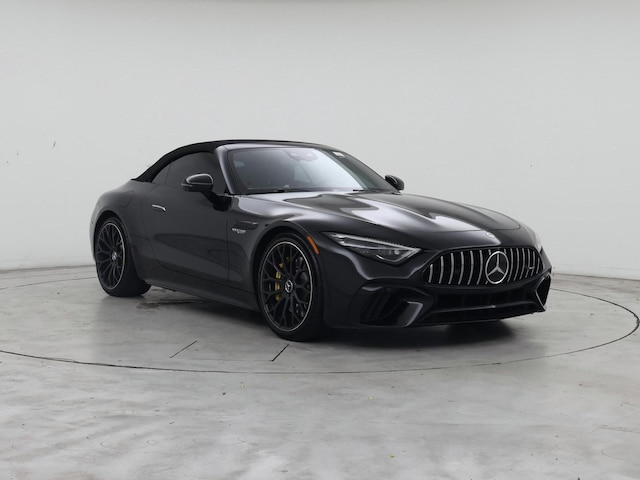 Black 2022 Mercedes-Benz SL-Class SL 55 AMG 4MATIC Convertible All-Wheel Drive Automatic