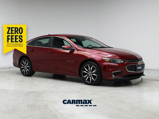 Red 2018 Chevrolet Malibu LT FWD Sedan Front-Wheel Drive Automatic