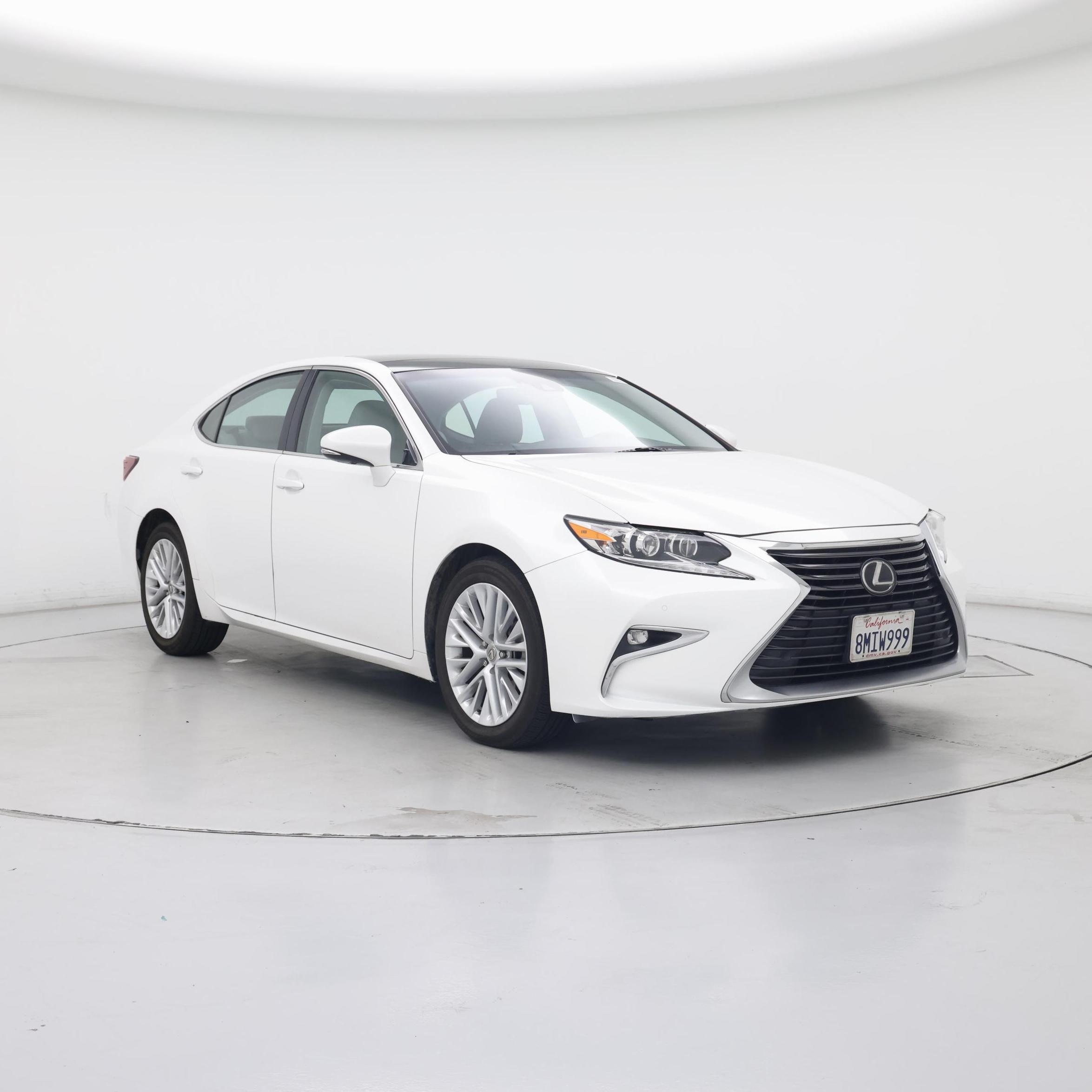 White 2018 Lexus ES 350 FWD Sedan Front-Wheel Drive Automatic