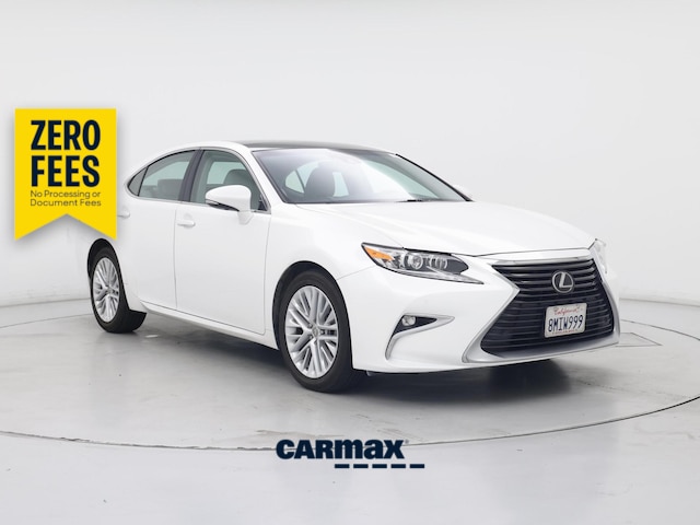 White 2018 Lexus ES 350 FWD Sedan Front-Wheel Drive Automatic