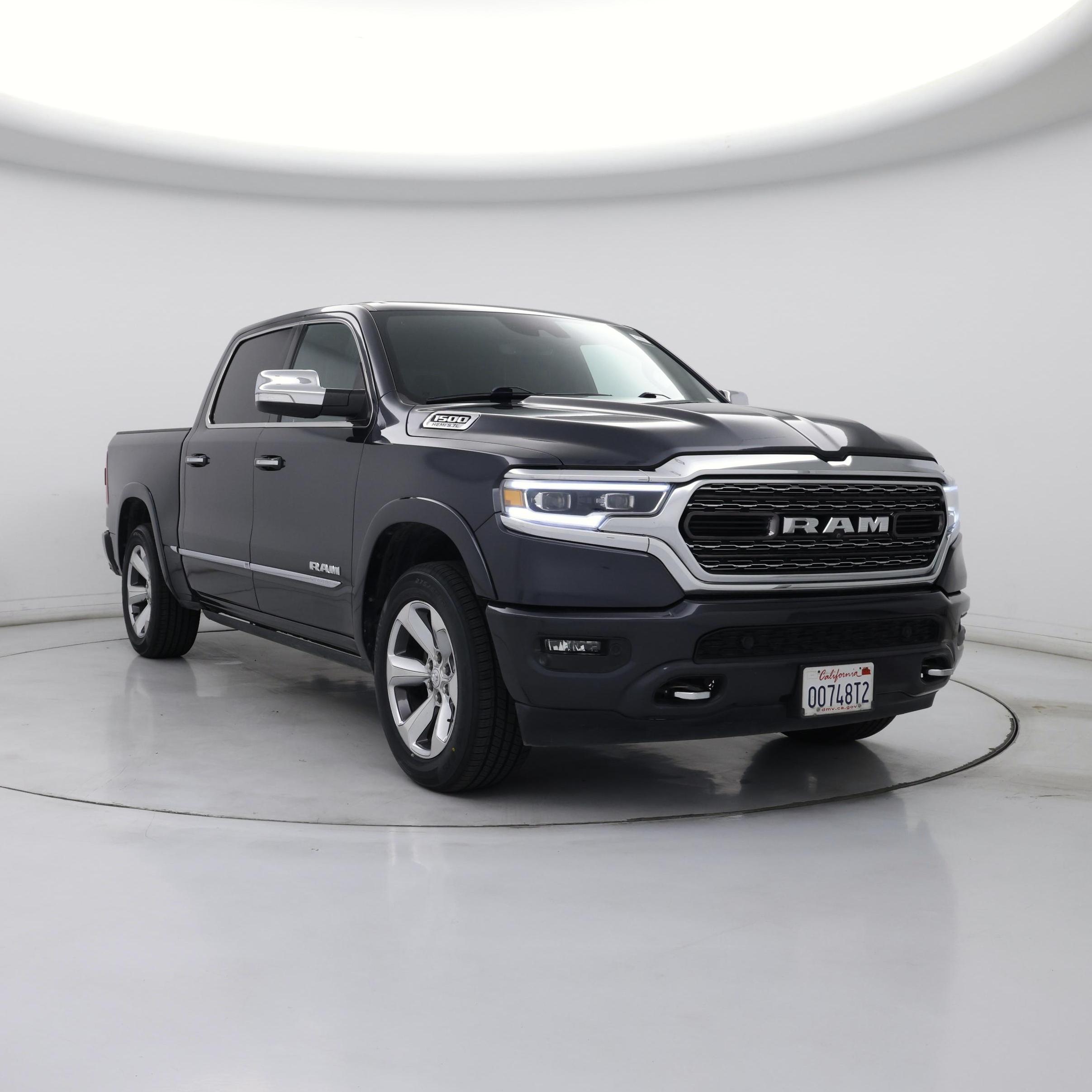 Gray 2019 RAM 1500 Limited Crew Cab RWD Pickup Truck 4X2 Automatic
