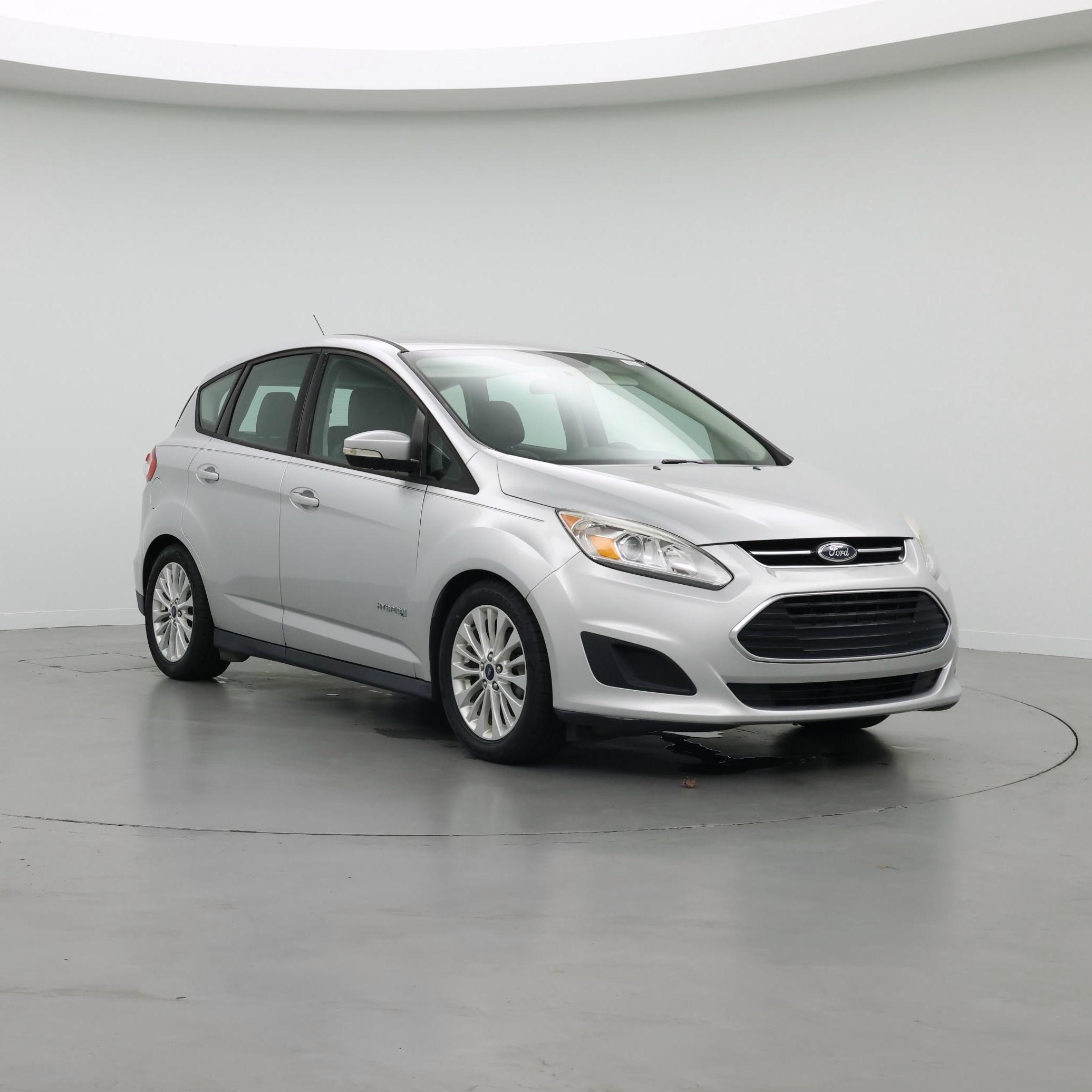 Silver 2017 Ford C-Max Hybrid SE FWD Wagon Front-Wheel Drive Automatic