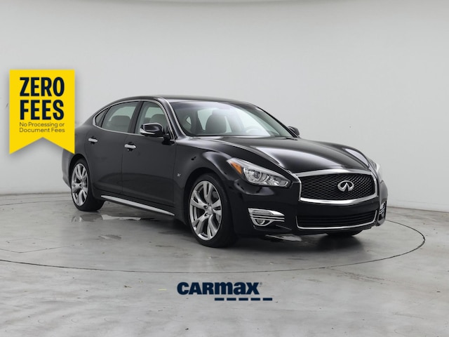 Black 2019 INFINITI Q70L 3.7 Luxe RWD Sedan Rear-Wheel Drive Automatic