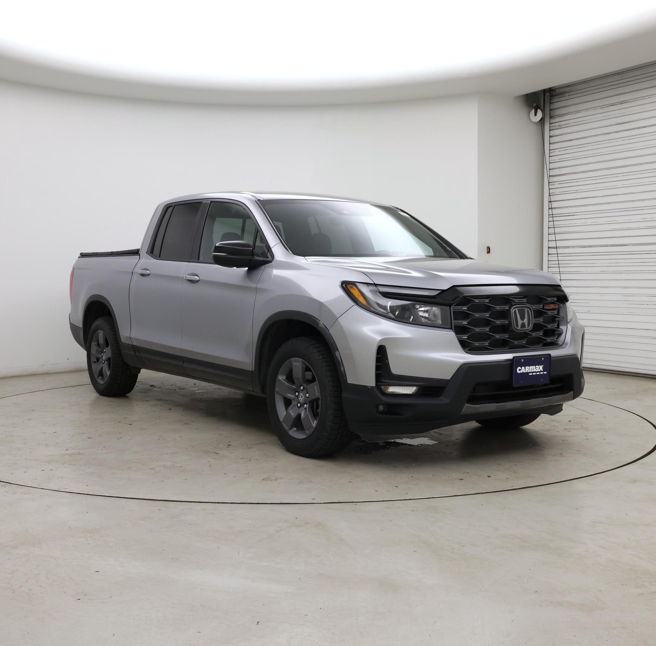 Silver 2024 Honda Ridgeline TrailSport AWD Pickup Truck All-Wheel Drive Automatic