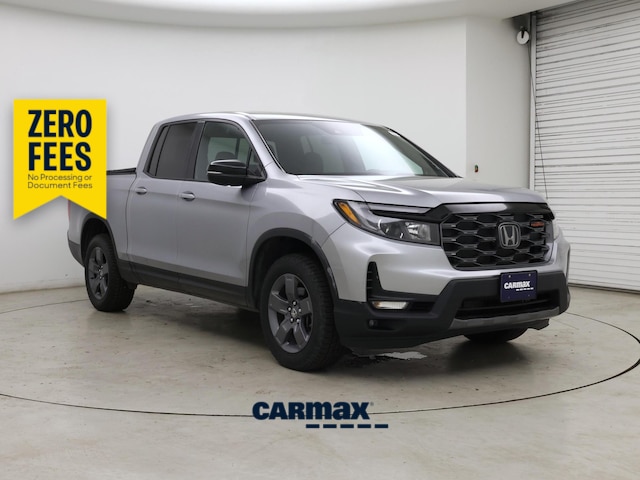 Silver 2024 Honda Ridgeline TrailSport AWD Pickup Truck All-Wheel Drive Automatic