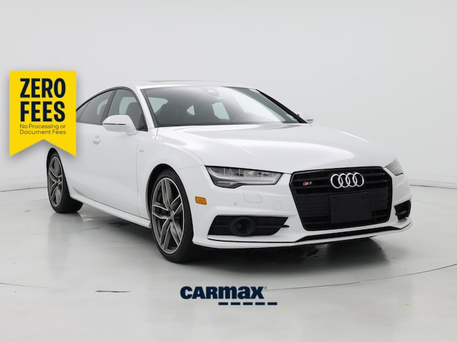 White 2017 Audi S7 Sedan All-Wheel Drive Automatic