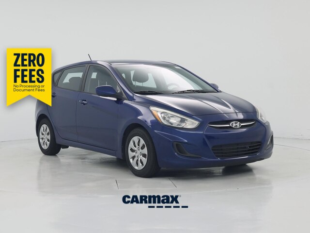 Blue 2015 Hyundai Accent GS 4-Door Hatchback FWD Hatchback Front-Wheel Drive Automatic