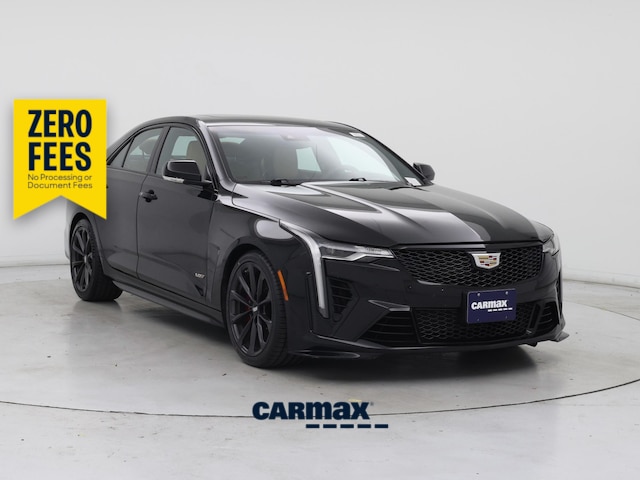 Black 2023 Cadillac CT4-V Blackwing Sedan Rear-Wheel Drive Manual