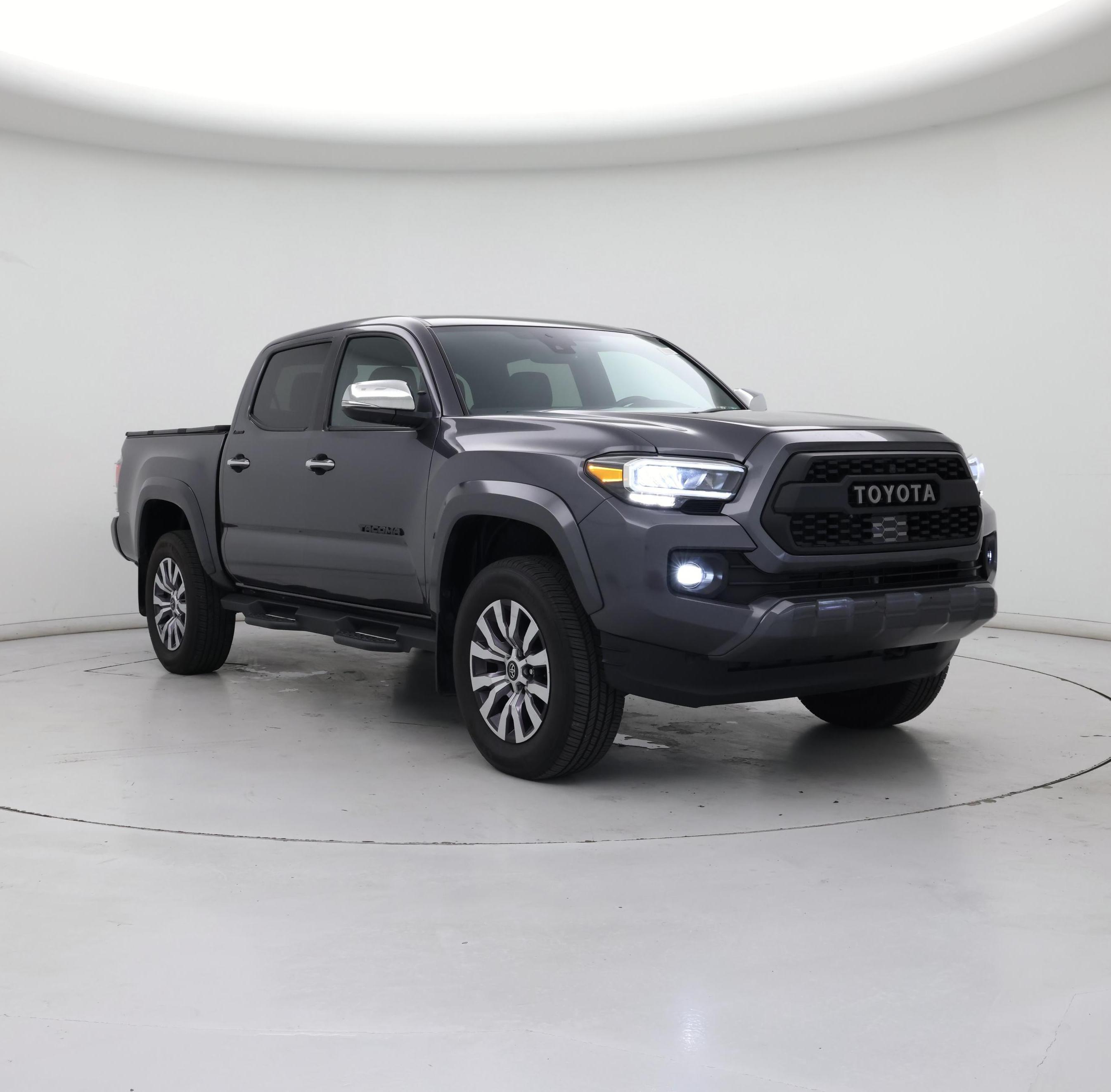 Gray 2023 Toyota Tacoma Limited Double Cab 4WD Pickup Truck Four-Wheel Drive Automatic