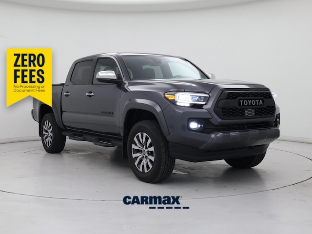Gray 2023 Toyota Tacoma Limited Double Cab 4WD Pickup Truck Four-Wheel Drive Automatic