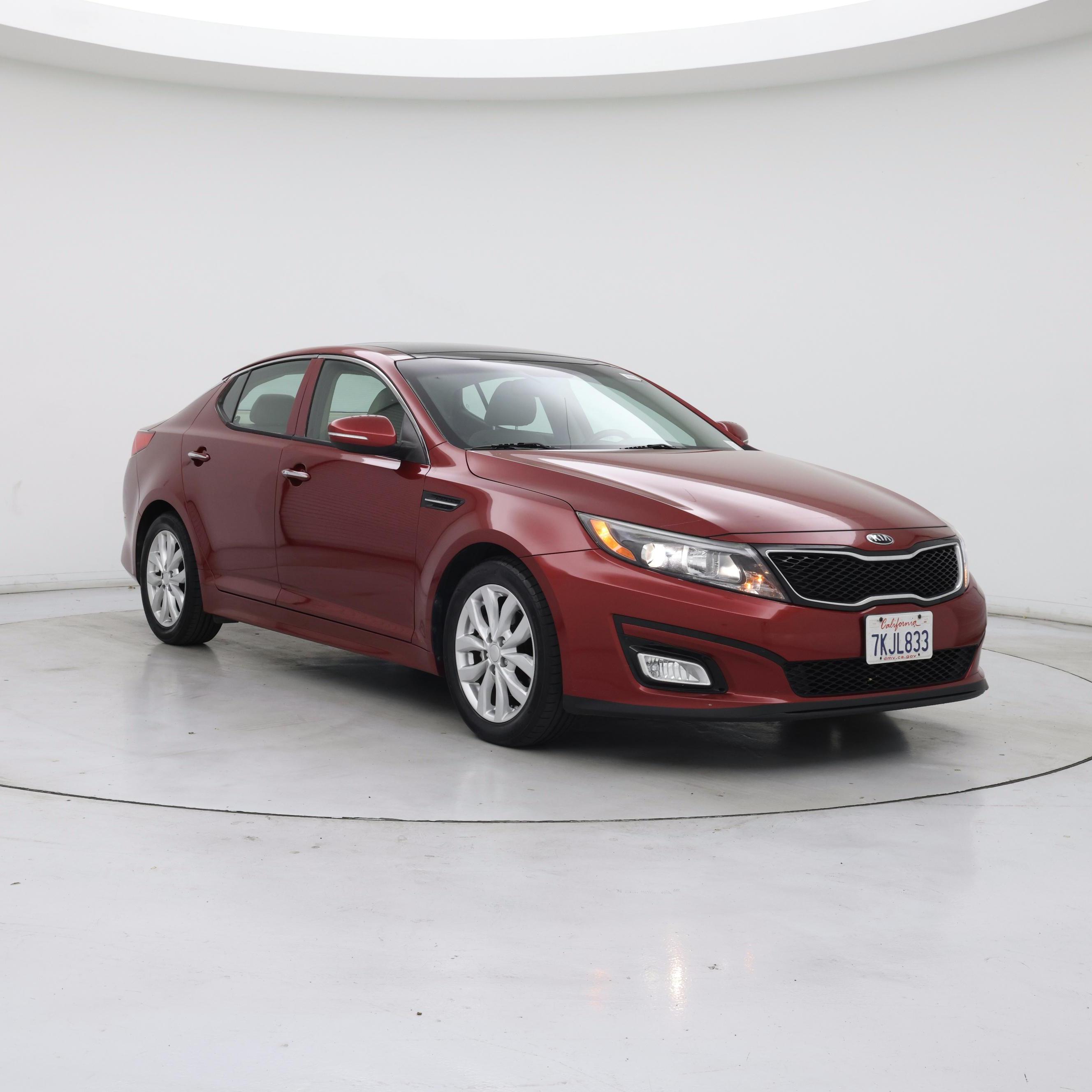 Red 2015 Kia Optima Sedan Front-Wheel Drive Automatic