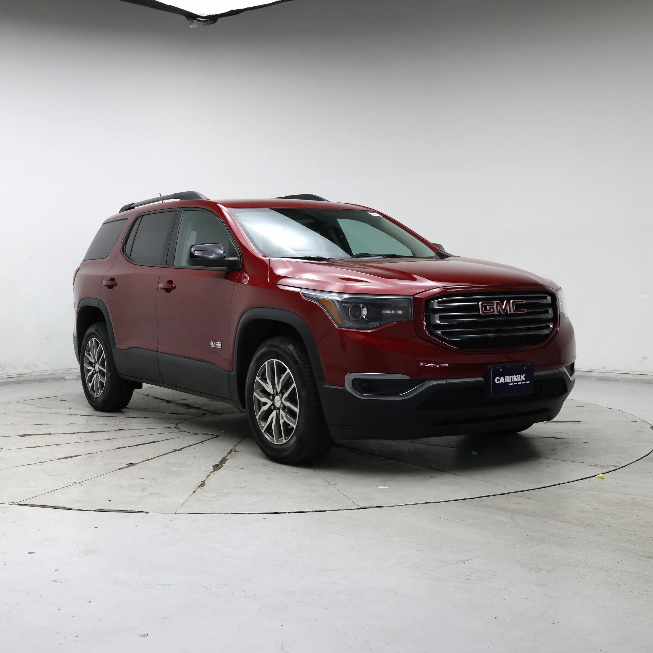 Red 2019 GMC Acadia SLE-2 AWD SUV / Crossover Four-Wheel Drive Automatic