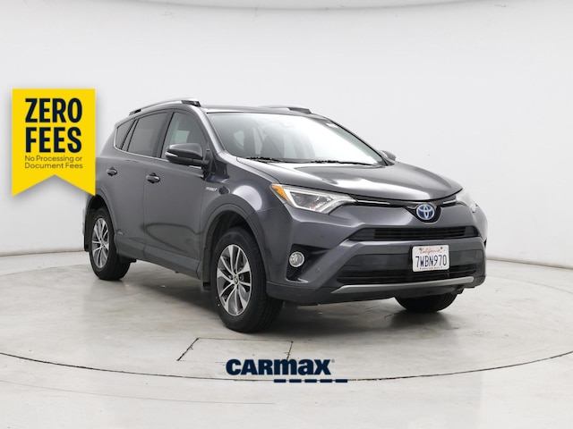 Gray 2017 Toyota RAV4 Hybrid XLE AWD SUV / Crossover All-Wheel Drive Automatic