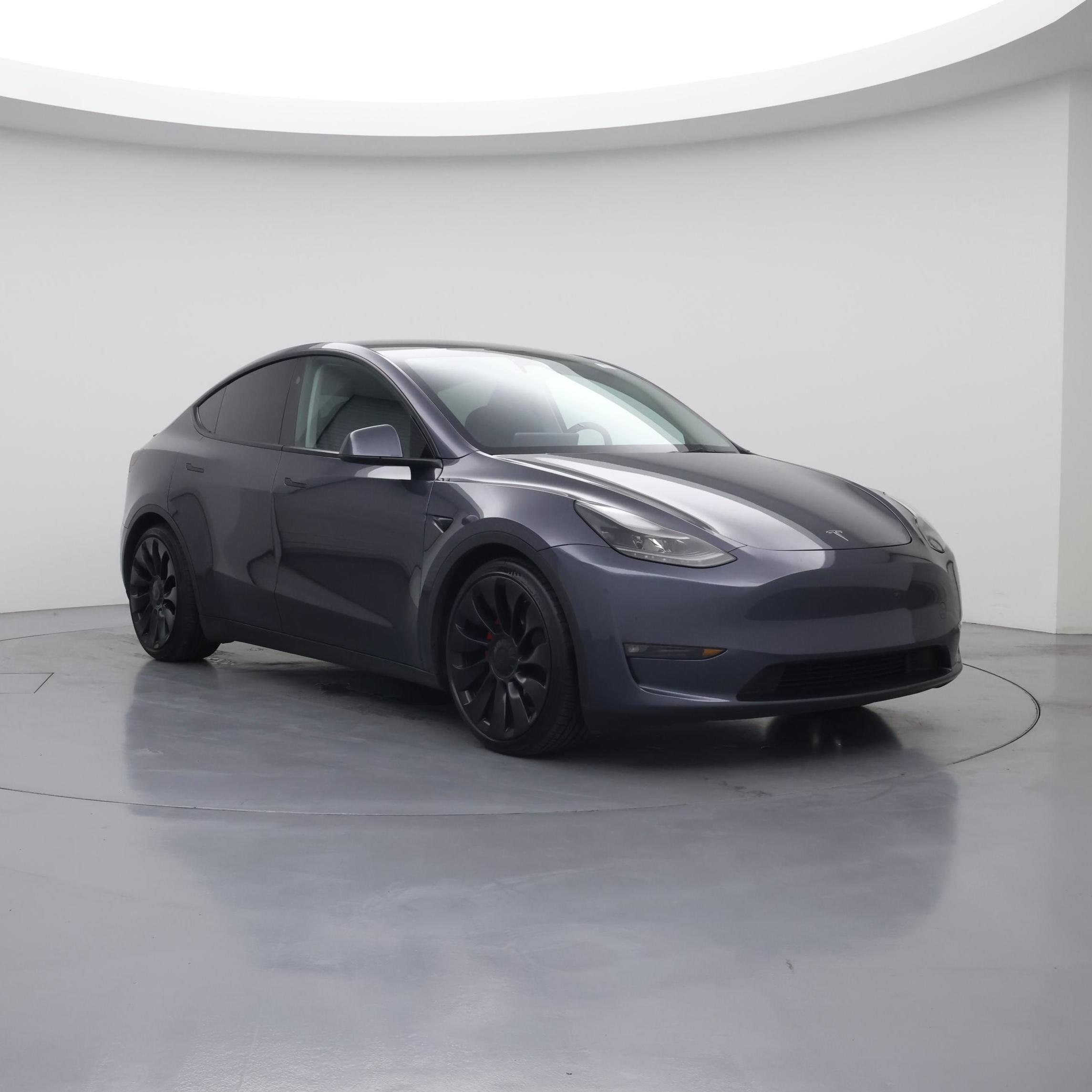 Gray 2023 Tesla Model Y SUV / Crossover All-Wheel Drive Automatic