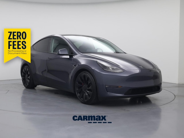 Gray 2023 Tesla Model Y SUV / Crossover All-Wheel Drive Automatic