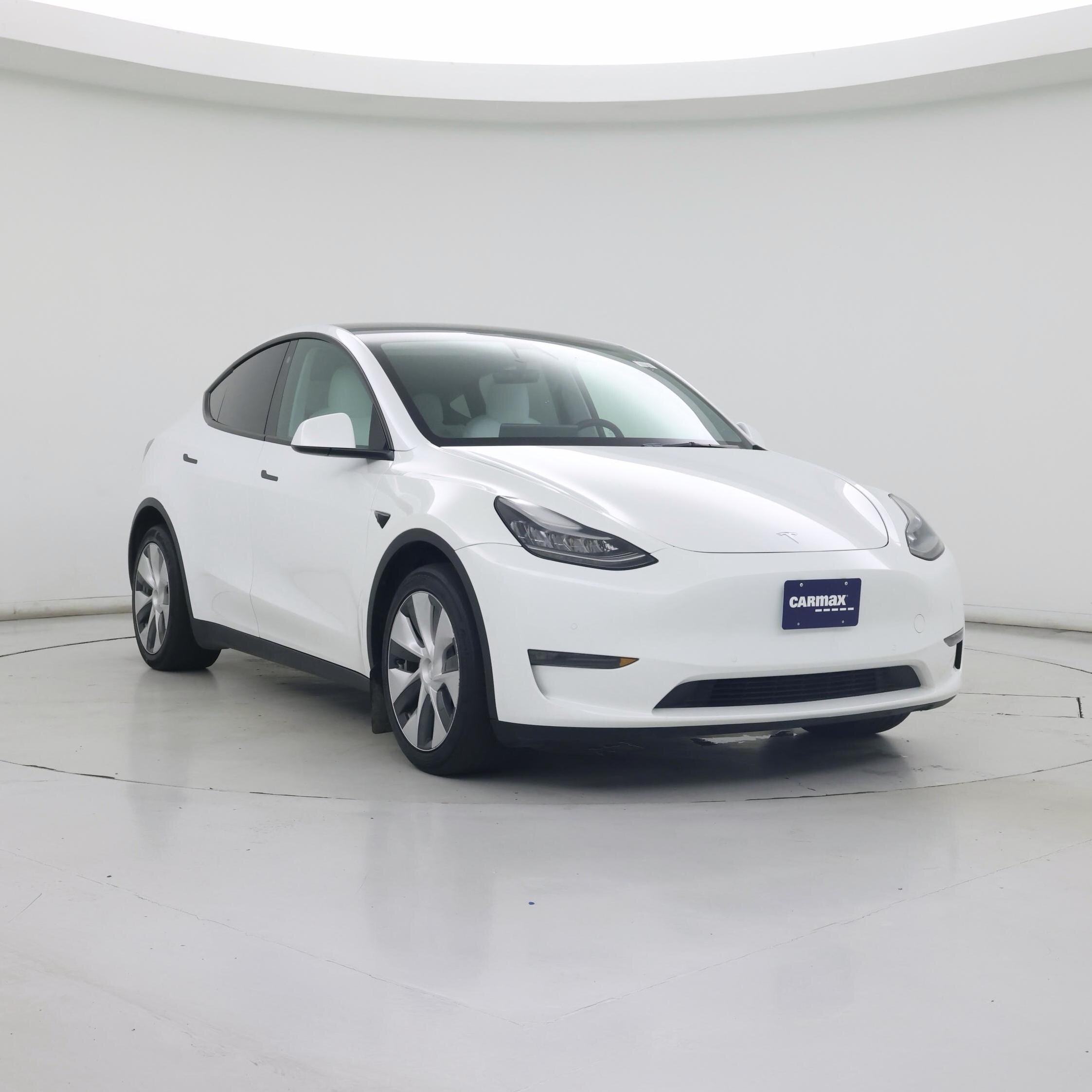 White 2021 Tesla Model Y Long Range AWD SUV / Crossover All-Wheel Drive Automatic
