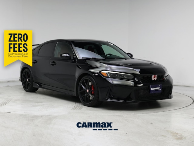 Black 2025 Honda Civic Type R FWD Hatchback Front-Wheel Drive Manual