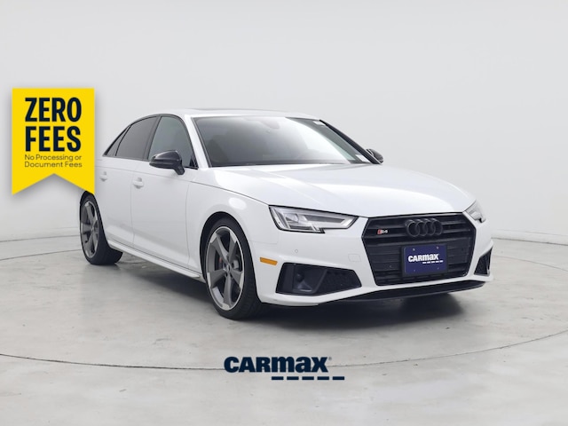 White 2019 Audi S4 3.0T quattro Premium Plus Sedan AWD Sedan All-Wheel Drive Automatic