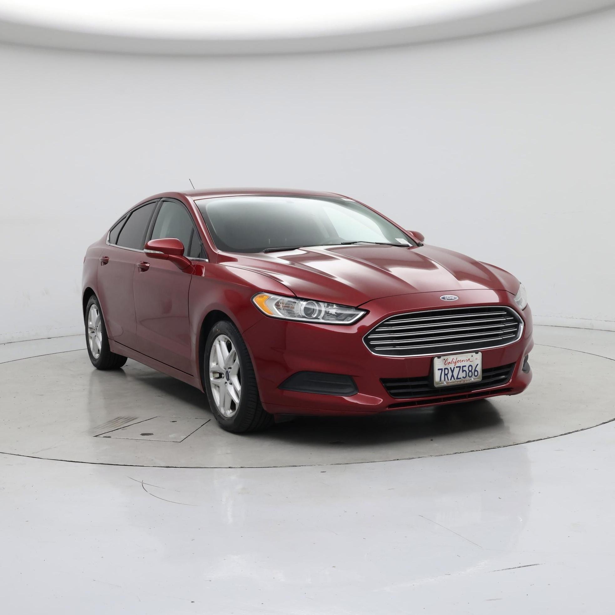 Red 2016 Ford Fusion Sedan Front-Wheel Drive Automatic