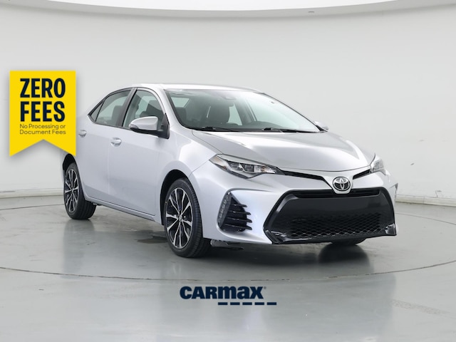 Silver 2018 Toyota Corolla SE Sedan Front-Wheel Drive Automatic