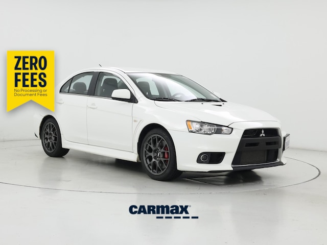 White 2014 Mitsubishi Lancer Evolution MR Sedan All-Wheel Drive Automatic