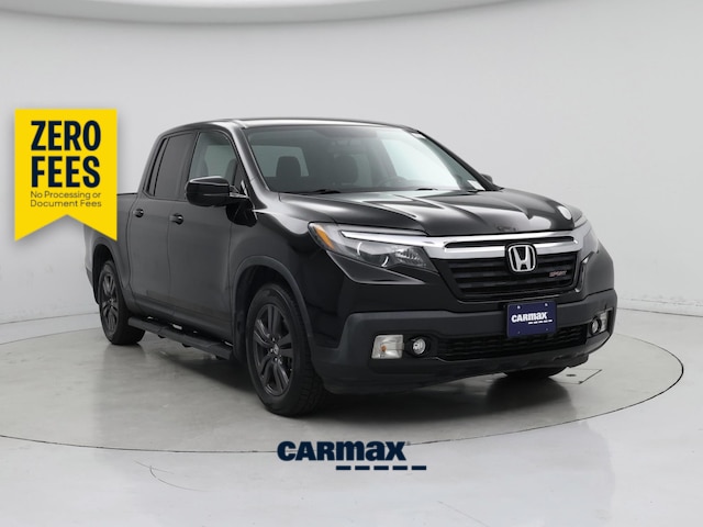 Black 2018 Honda Ridgeline Pickup Truck Front-Wheel Drive Automatic