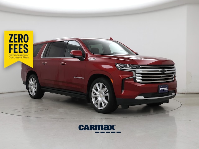 Red 2022 Chevrolet Suburban SUV / Crossover Four-Wheel Drive Automatic