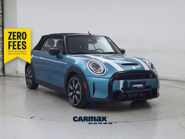 Blue 2024 MINI Cooper S Convertible FWD Convertible Front-Wheel Drive Automatic